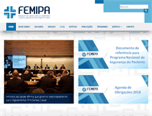 Tablet Screenshot of femipa.org.br
